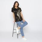 FASHION NEWS Damen-Shirt Tiger schwarz M/L - 38-42 - 113980000001 - 1 - 140px