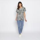 FASHION NEWS Damen-Shirt Katze grau M/L - 38-42 - 113980400001 - 1 - 140px