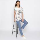 FASHION NEWS Damen-Shirt Katze weiß M/L - 38-42 - 113980500001 - 1 - 140px