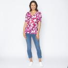 BRILLIANTSHIRTS Damen-Shirt Kreise pink 36/38 - 113982700001 - 1 - 140px