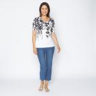 BRILLIANTSHIRTS Damen-Shirt Blumenverlauf 36/38 - 113983200001 - 1 - 140px