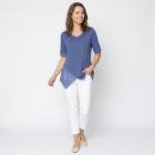 BRILLIANTSHIRTS Damen-Longshirt Uni Strass 36/38 - 113988600001 - 1 - 140px