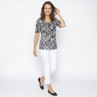 BRILLIANTSHIRTS Damen-Shirt Tropical Zebra 48/50 - 113989000004 - 1 - 140px