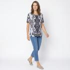 BRILLIANTSHIRTS Damen-Longshirt Uni Paisley 36/38 - 113989300001 - 1 - 140px