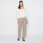 FASHION NEWS Damen-Hose Grafik braun/weiß M/L - 38/40 - 114018300001 - 1 - 140px