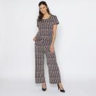 FASHION NEWS Damen-Hose Grafik schwarz/multicolor M/L - 38/40 - 114019000001 - 1 - 140px