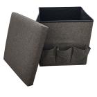 Sitzhocker faltbar mit Tasche, braun - 114022400000 - 1 - 140px