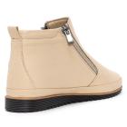 Andrea Conti Damen Lederstiefelette beige 36 - 114060400001 - 1 - 140px