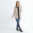 100% KASCHMIR Jacke Schalkragen beige melange 50/52 - 114107000005 - 1 - 140px