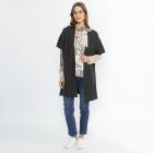 100% KASCHMIR Jacke Poncho-Style anthrazit melange 50/52 - 114107300005 - 1 - 140px
