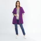 100% KASCHMIR Jacke Poncho-Style violett 50/52 - 114107600005 - 1 - 140px