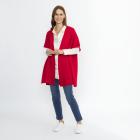 100% KASCHMIR Jacke Poncho-Style rot 50/52 - 114107700005 - 1 - 140px