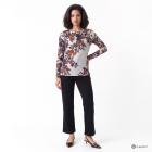 CHRISTIAN MATERNE Damen-Shirt Blumenranken multi 52/54 - 114256700005 - 1 - 140px