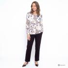CHRISTIAN MATERNE Damen-Pullover Blumen multicolor 52/54 - 114257800005 - 1 - 140px
