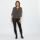 Signature Coll. by H. S. Bluse schwarz/offwhite 36/38 - 114322800001 - 1 - 140px