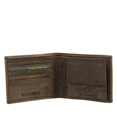 WILDHORN Büffellederbörse braun