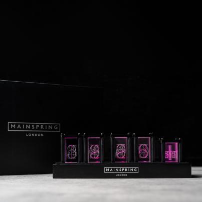 MAINSPRING LED Tischuhr Nixie zum Zusammenbauen