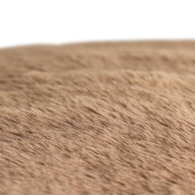 Fellkissen Deluxe 45x45cm hellbraun