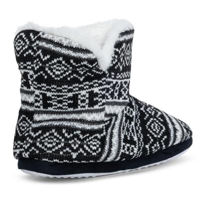 NORWAY ORIGINALS Damenhausschuhe schwarz