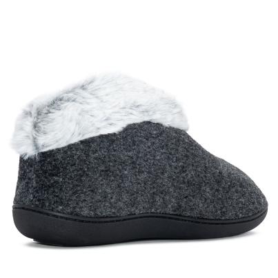 NORWAY ORIGINALS Damenhausschuhe dunkelgrau