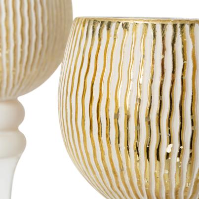 Kelchset 3tlg. Goldene Rillen