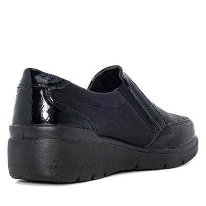 TOPWAY COMFORT Damenslipper schwarz