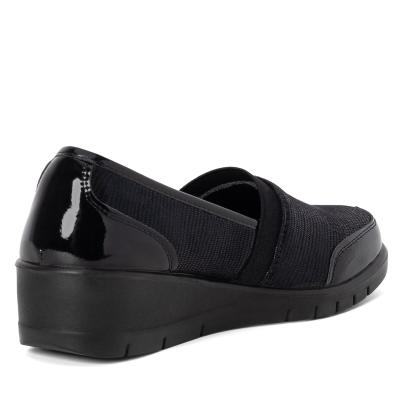 TOPWAY COMFORT Damenslipper schwarz