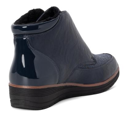 TOPWAY COMFORT Damenstiefeletten blau