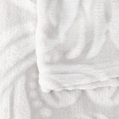 Gözze Kuscheldecke Ornament grau 150x200cm