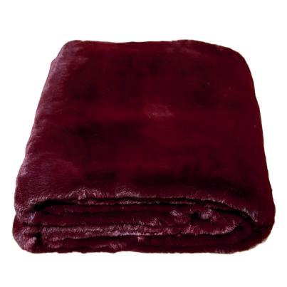 Felldecke Deluxe 150x200cm bordeaux