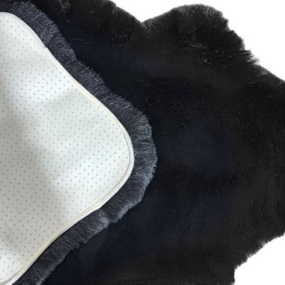 Sofafell Deluxe  60x180cm schwarz