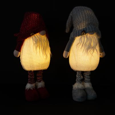 LED Gnom Pärchen mit Teleskopbeinen