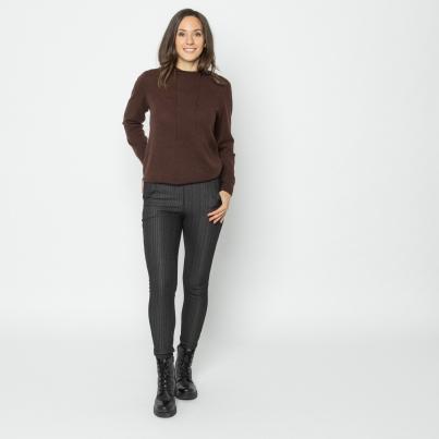 FASHION NEWS Thermo-Fleece-Jeans-Leggings schwarz
