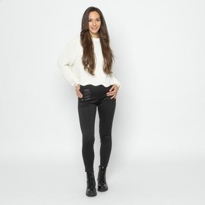 FASHION NEWS Thermo-Fleece-Leggings schwarz