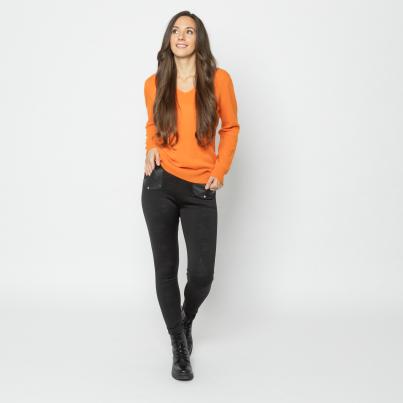 FASHION NEWS Thermo-Fleece-Leggings schwarz