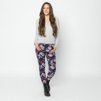 FASHION NEWS Thermo-Fleece-Leggings marine/multi