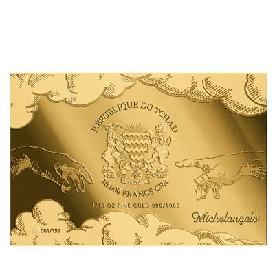 Michelangelo Bild im Rahmen "The Creation of Adam"