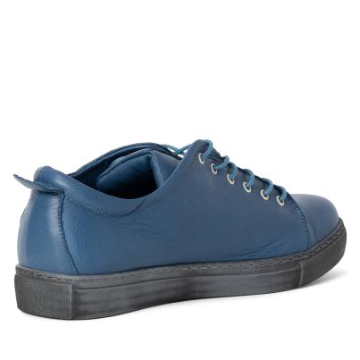 Andrea Conti Damen Lederslipper jeans