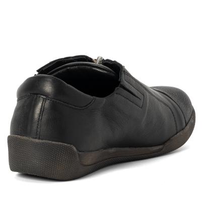 Andrea Conti Damen Lederslipper schwarz
