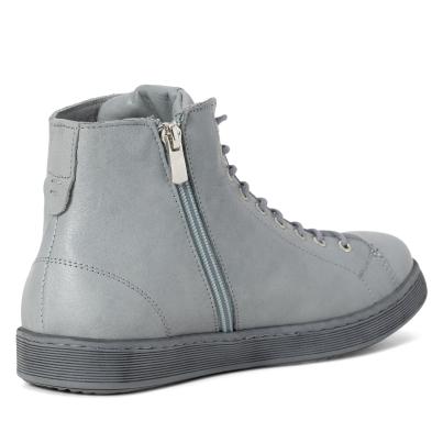 Andrea Conti Damen Lederhochschnürer hellgrau