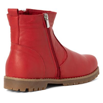 Andrea Conti Damen Lederstiefelette chili