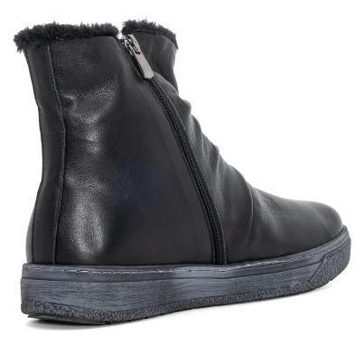 Andrea Conti Damen Lederstiefelette schwarz