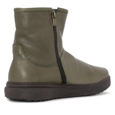 Andrea Conti Damen Lederstiefelette oliv