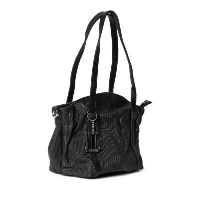 Luca Lorenzo Schultertasche schwarz