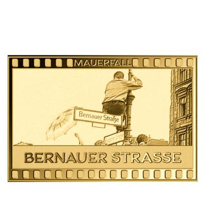 10er Set Gold-Münz-Barren "35 Jahre Mauerfall II"