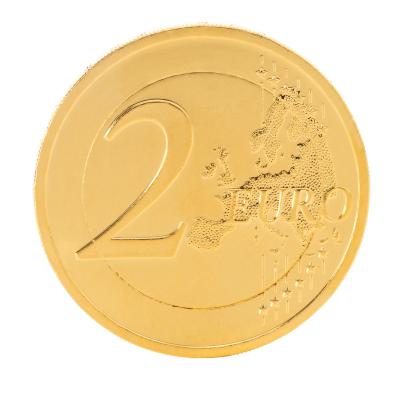 2 Euro Münze "Pope Leo XIV" vergoldet