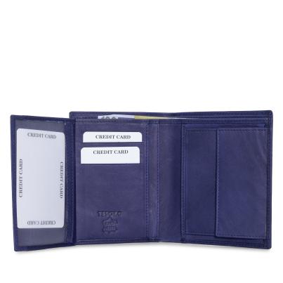 TESORO Lederbörse Hibiskus