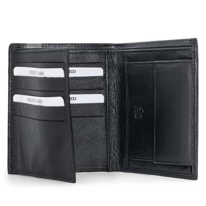 TESORO Lederbörse schwarz