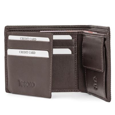 TESORO Lederbörse braun