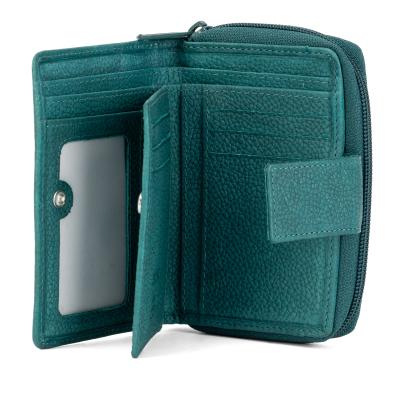 TESORO Lederbörse petrol